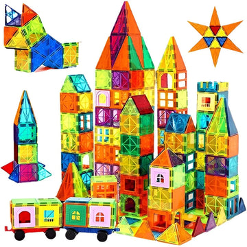 100-Piece Magnetic Tiles Set