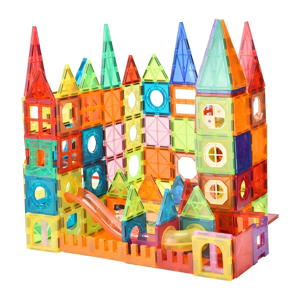 100-Piece Magnetic Tiles Set