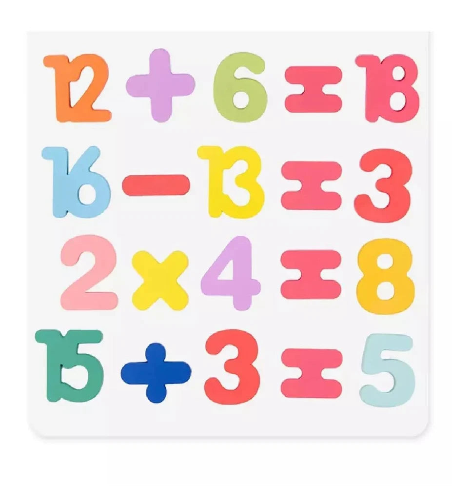 Wooden Number Puzzle for Children Counting Numbers