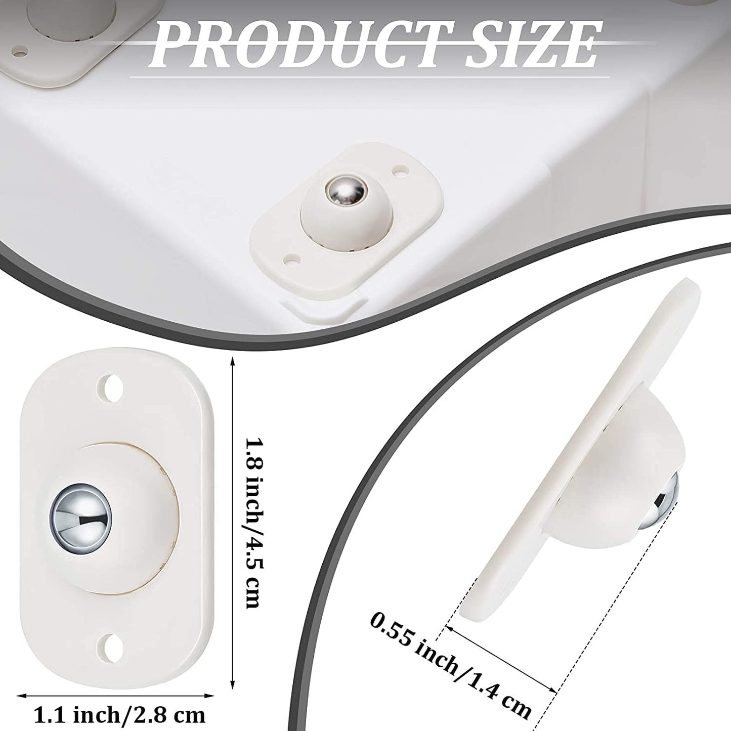 Heavy Duty 360° Rotating Moving Wheels