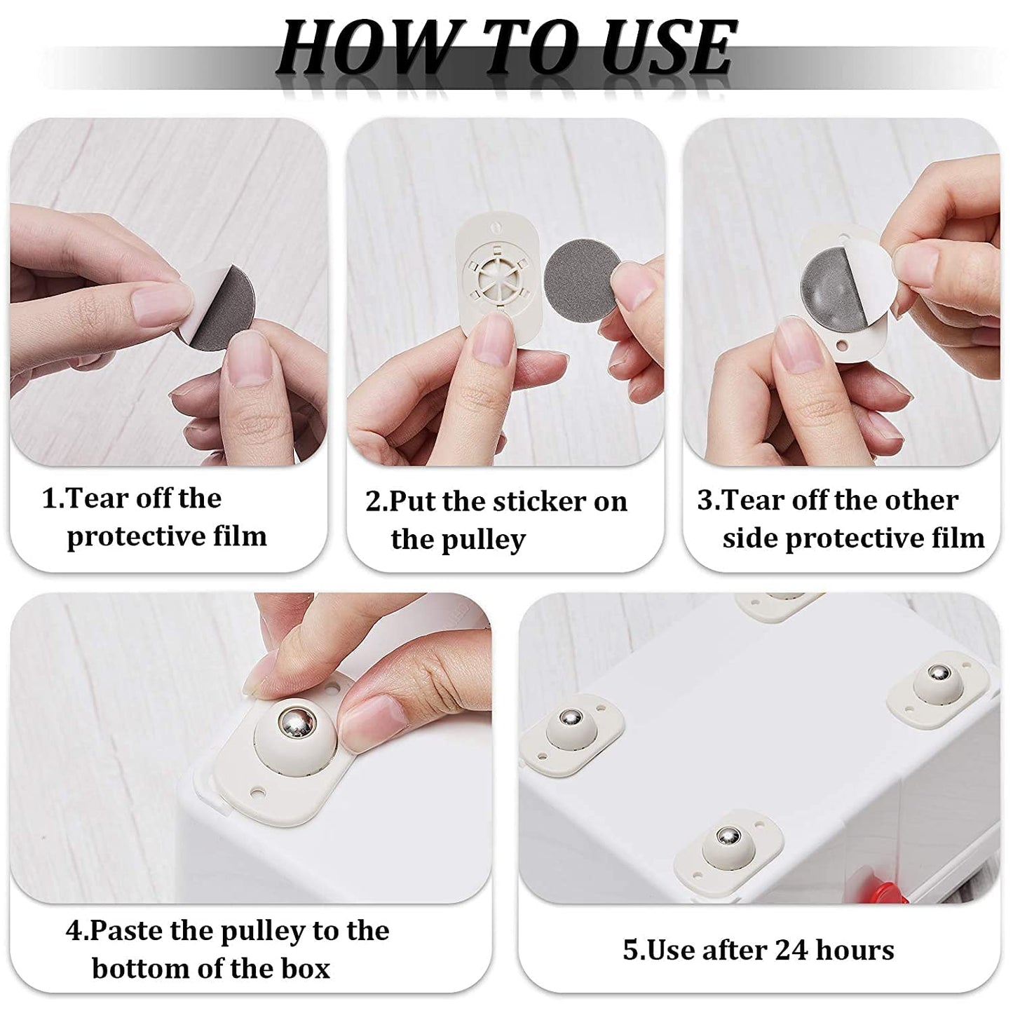 Heavy Duty 360° Rotating Moving Wheels