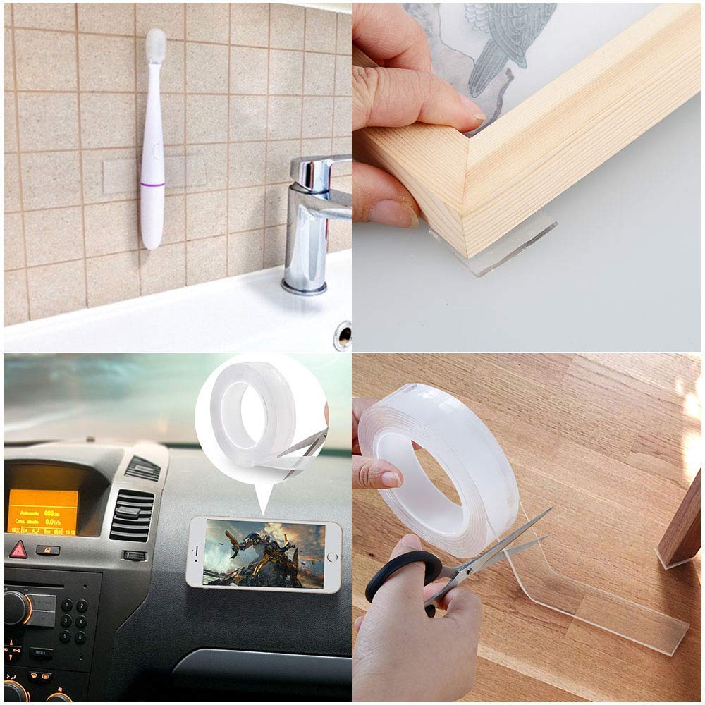 Nano Magic Grip Tape 3 Meter - Dual Side Tape