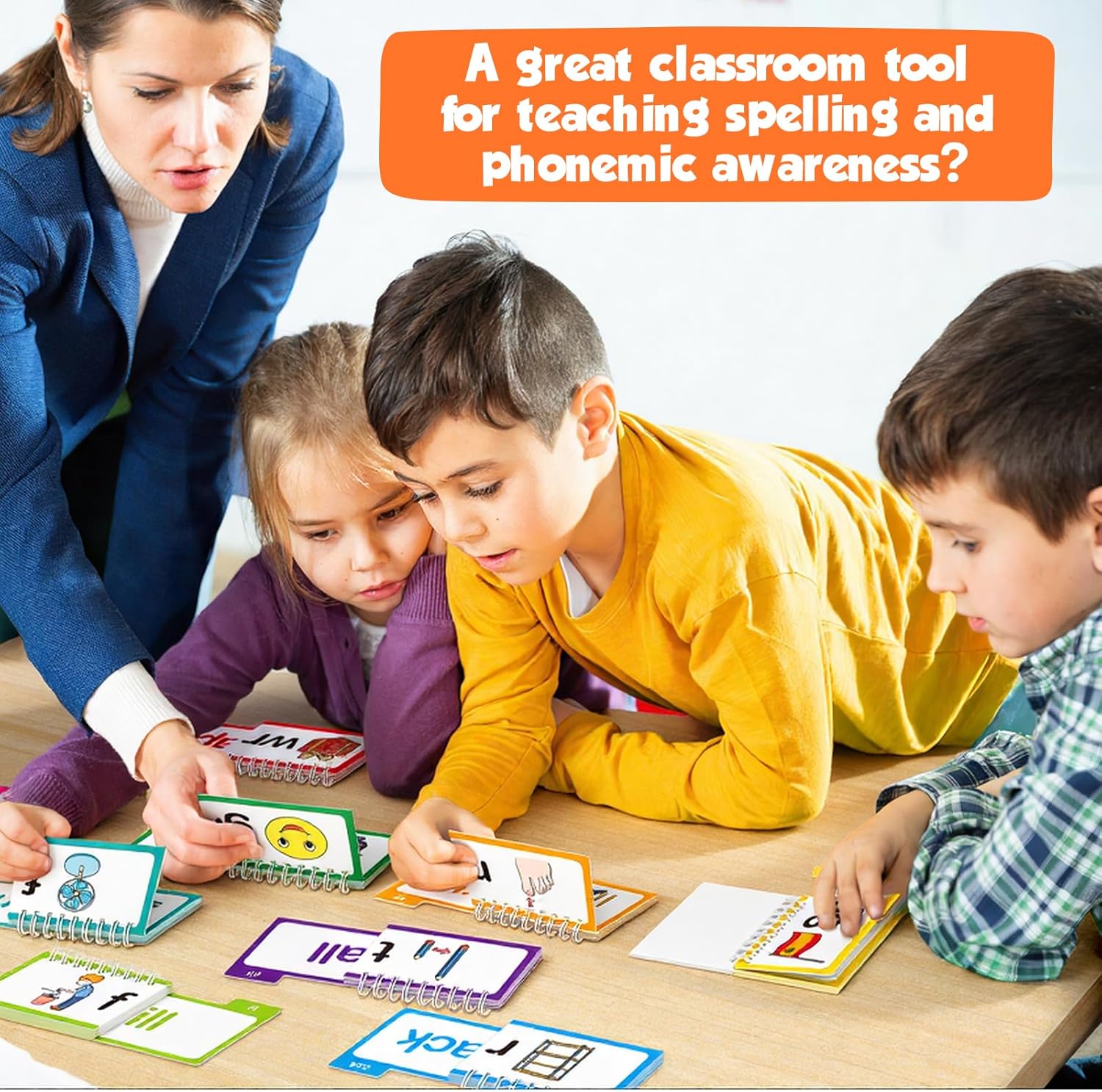 Phonics Word-Family Flip Books Early Learning for Kids