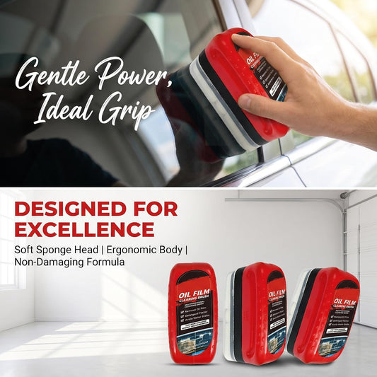 Oil Film Cleaning Brush for Car Windows - Improves Visibility