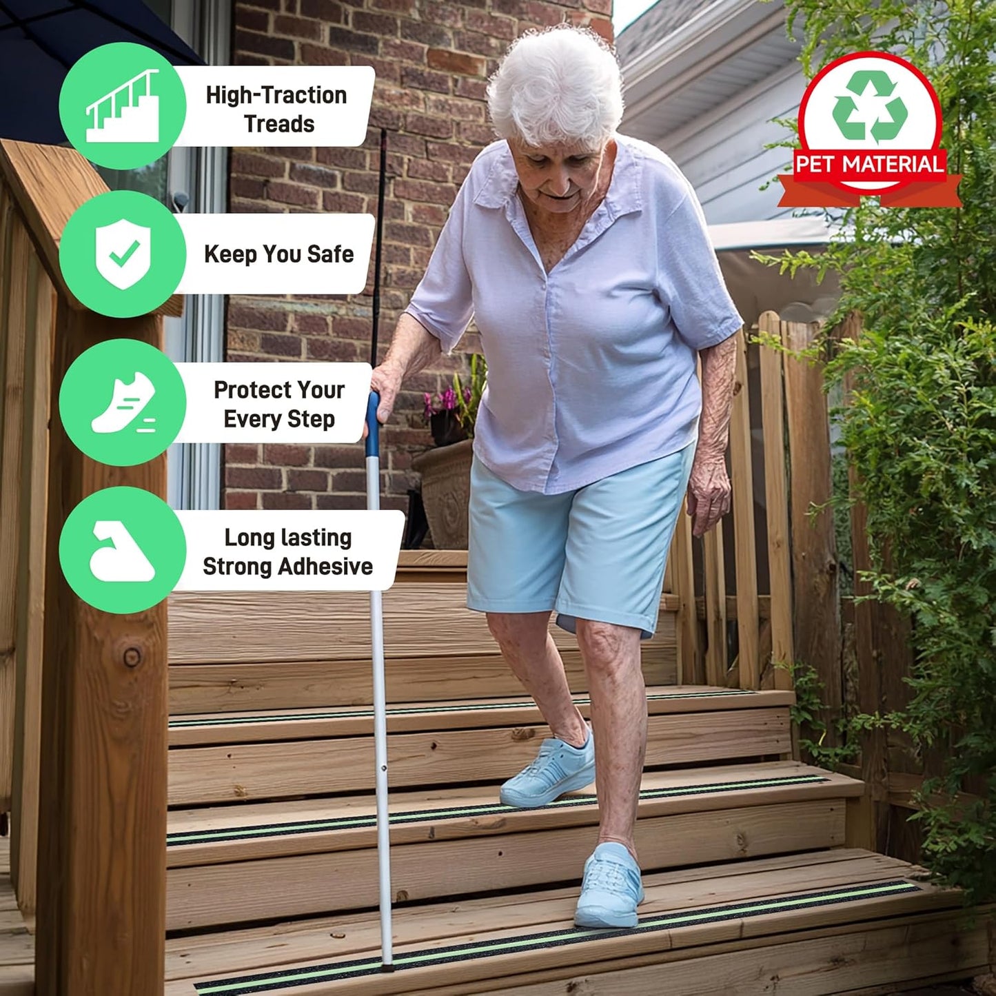 Anti Slip Tape for Stairs Outdoor/Indoor Waterproof 2 Inch X 5 Meter