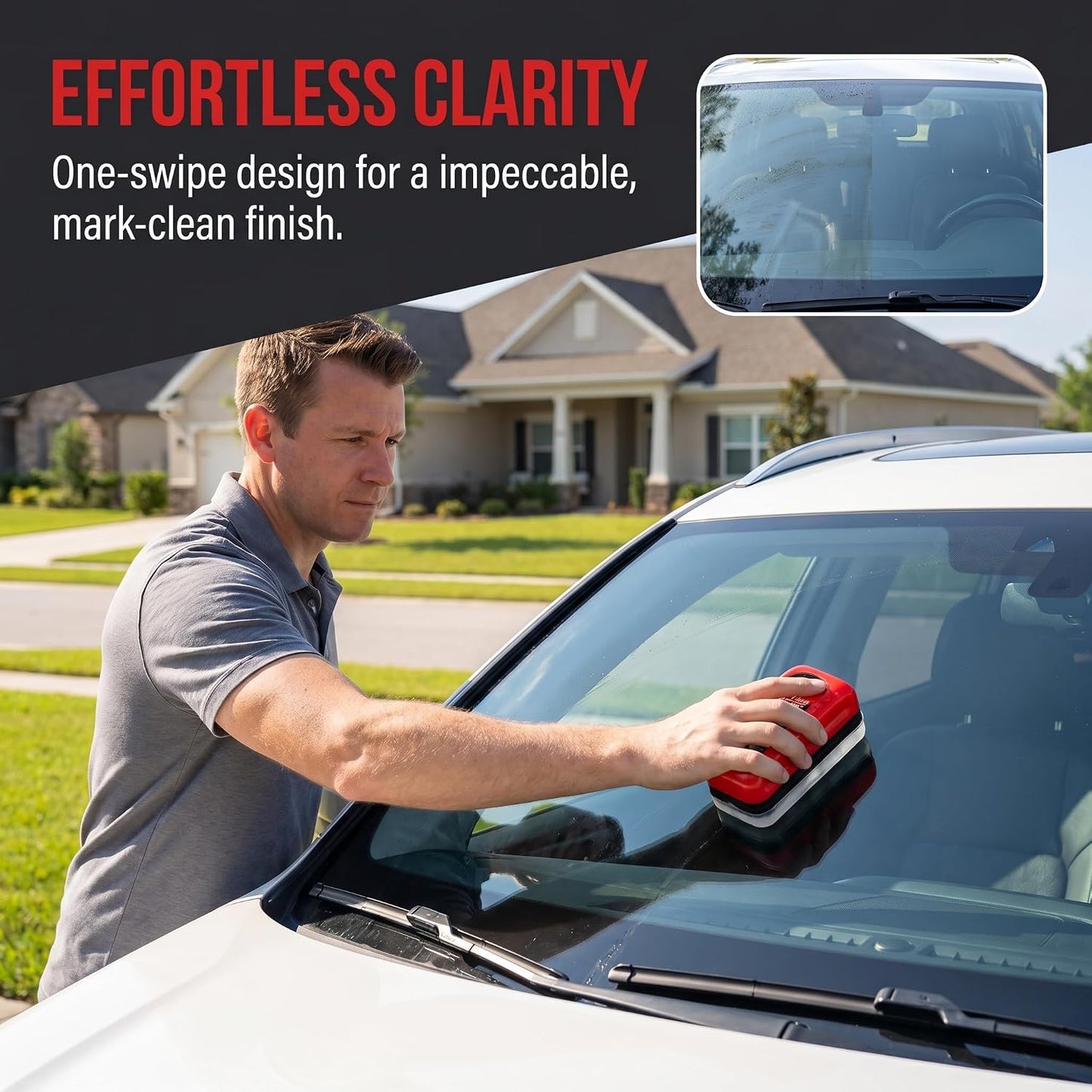Oil Film Cleaning Brush for Car Windows - Improves Visibility