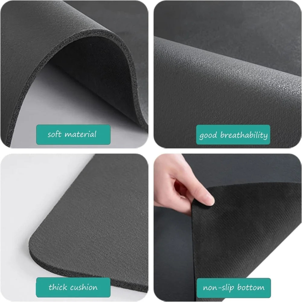Drying Kitchen Mat - for Dishes, Utensils, Pots and Pans