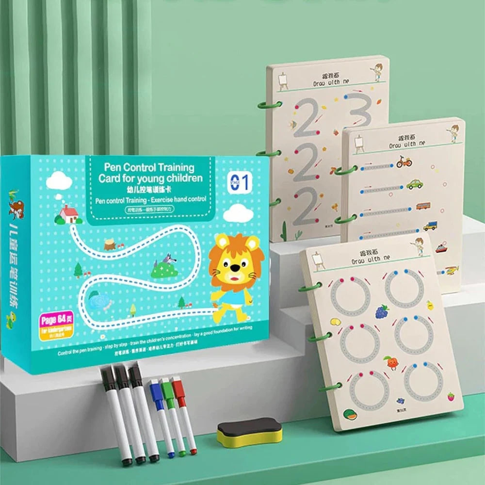 Hand Writing Pen Control Training Book