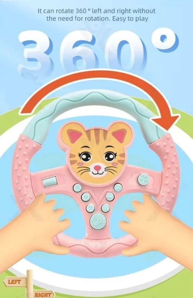 Kids Simulated Steering Wheel
