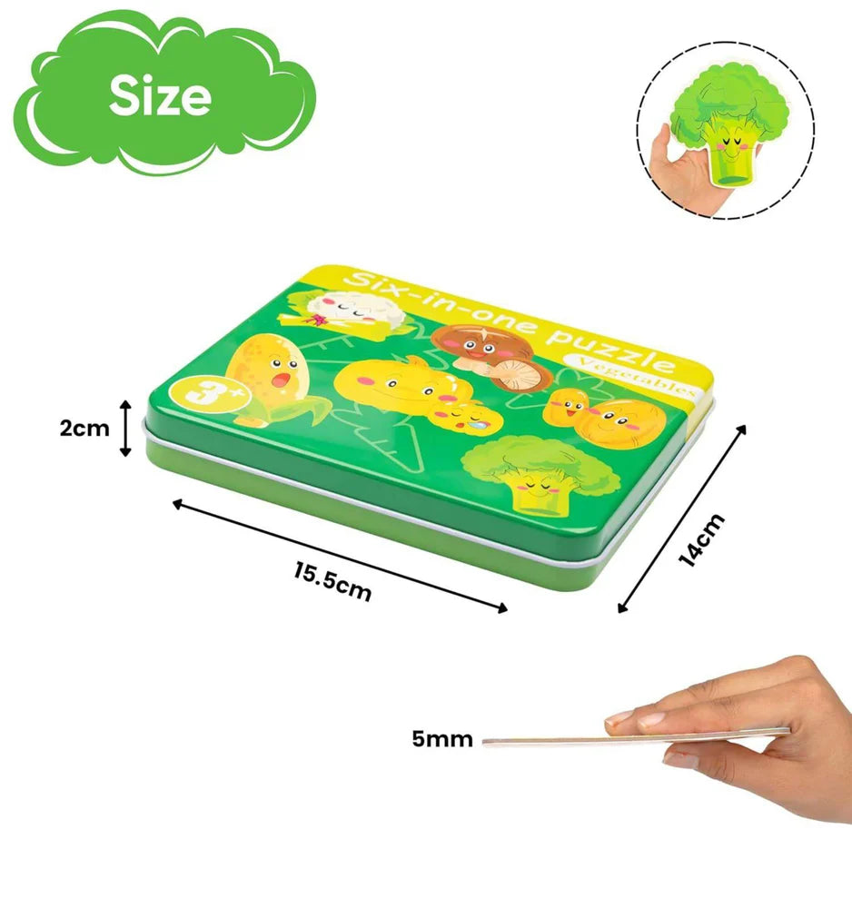 Kids’ Wooden Vegetable Puzzle