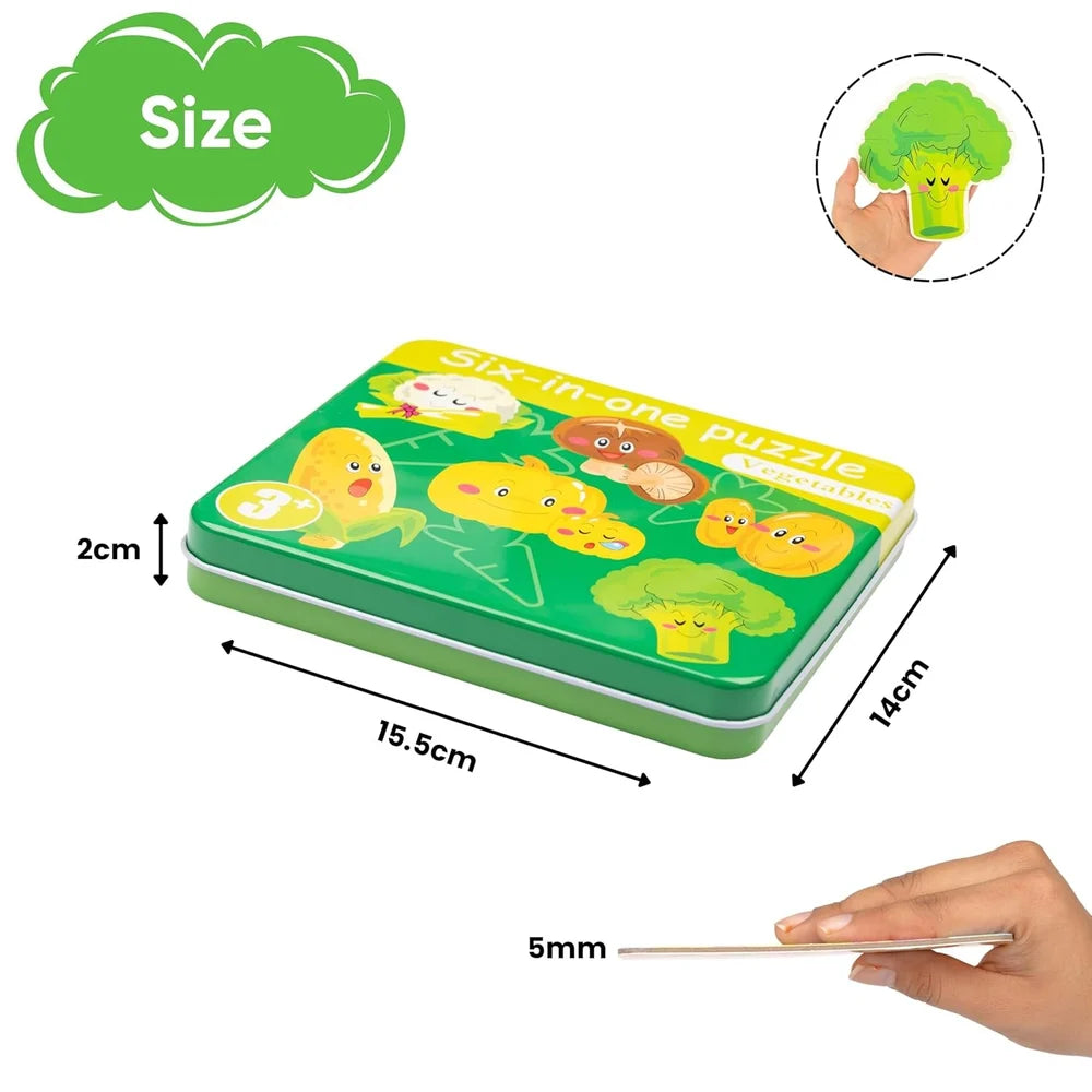 Kids’ Wooden Vegetable Puzzle