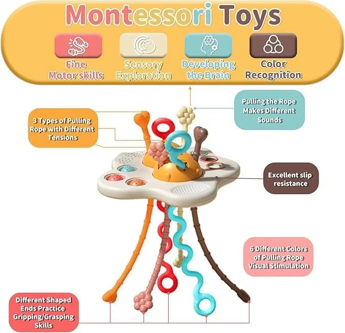 Montessori Pull-String Sensory Toy