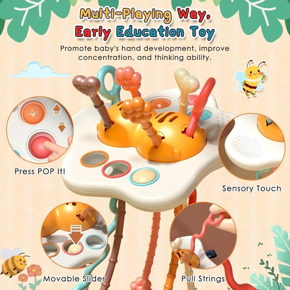 Montessori Pull-String Sensory Toy
