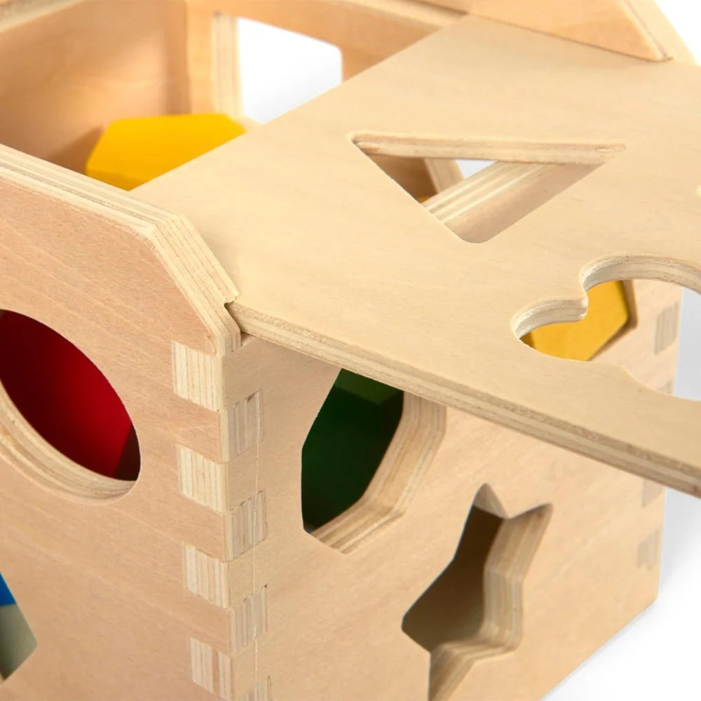Wooden Shape-Sorting Cube