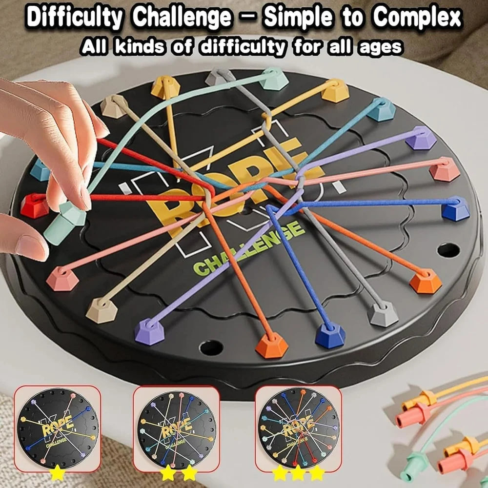 Rope Challenge Puzzle Board Game