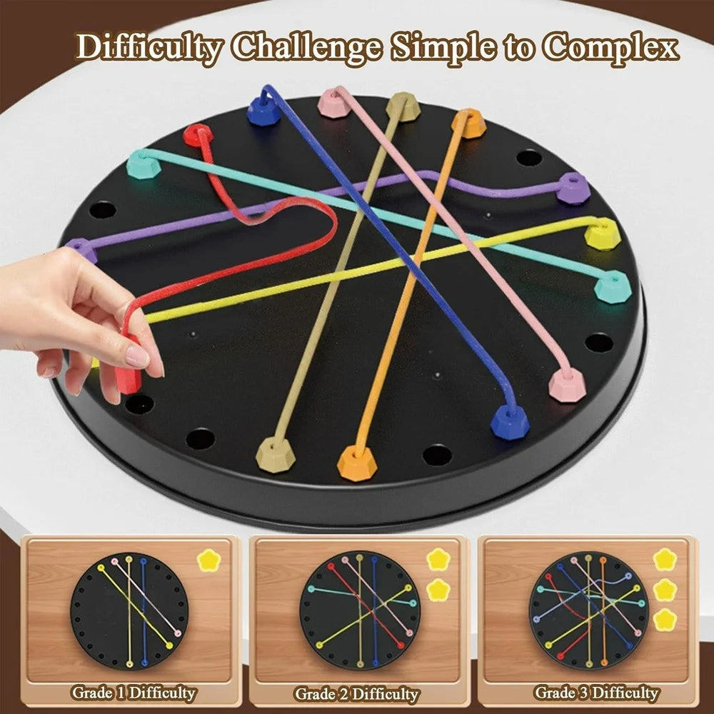 Rope Challenge Puzzle Board Game