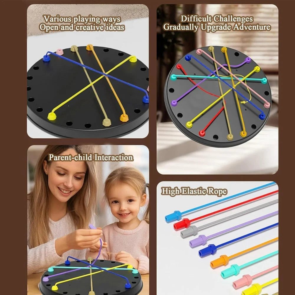 Rope Challenge Puzzle Board Game