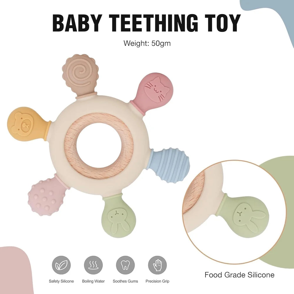 Wooden Baby Teether
